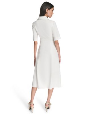 Women's Collared Midi Dress