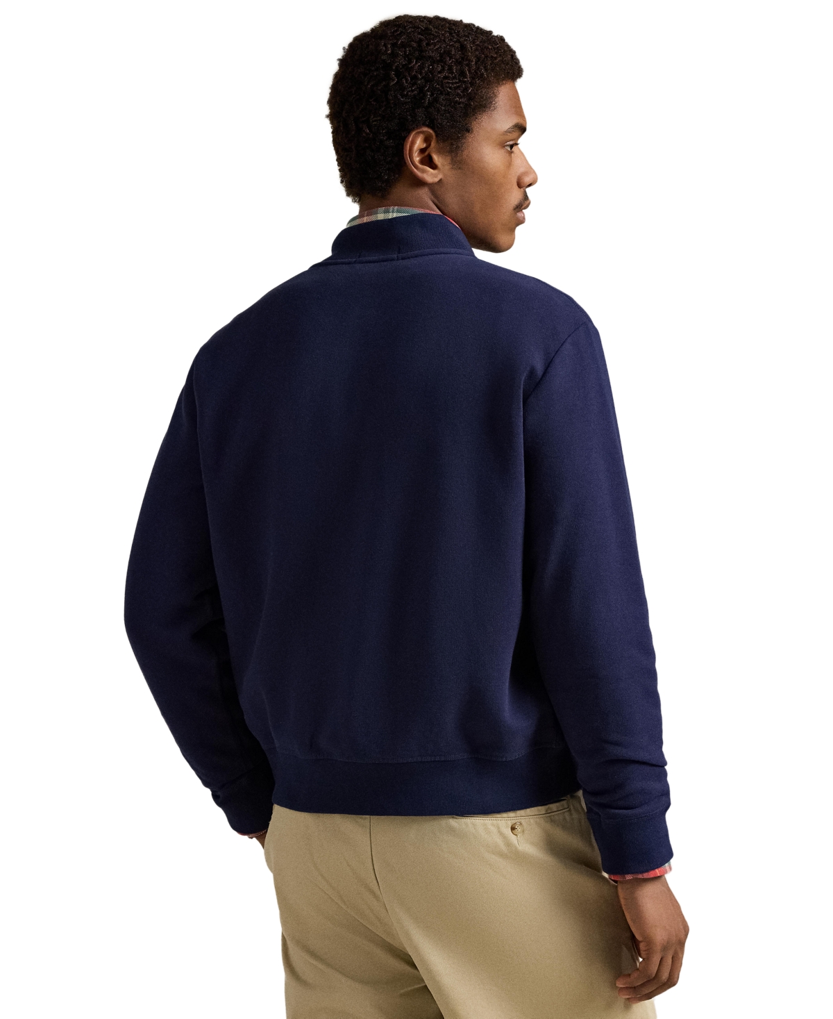 Polo Ralph Lauren Ralph Lauren The Rl Fleece Western-logo Jacket In Blue