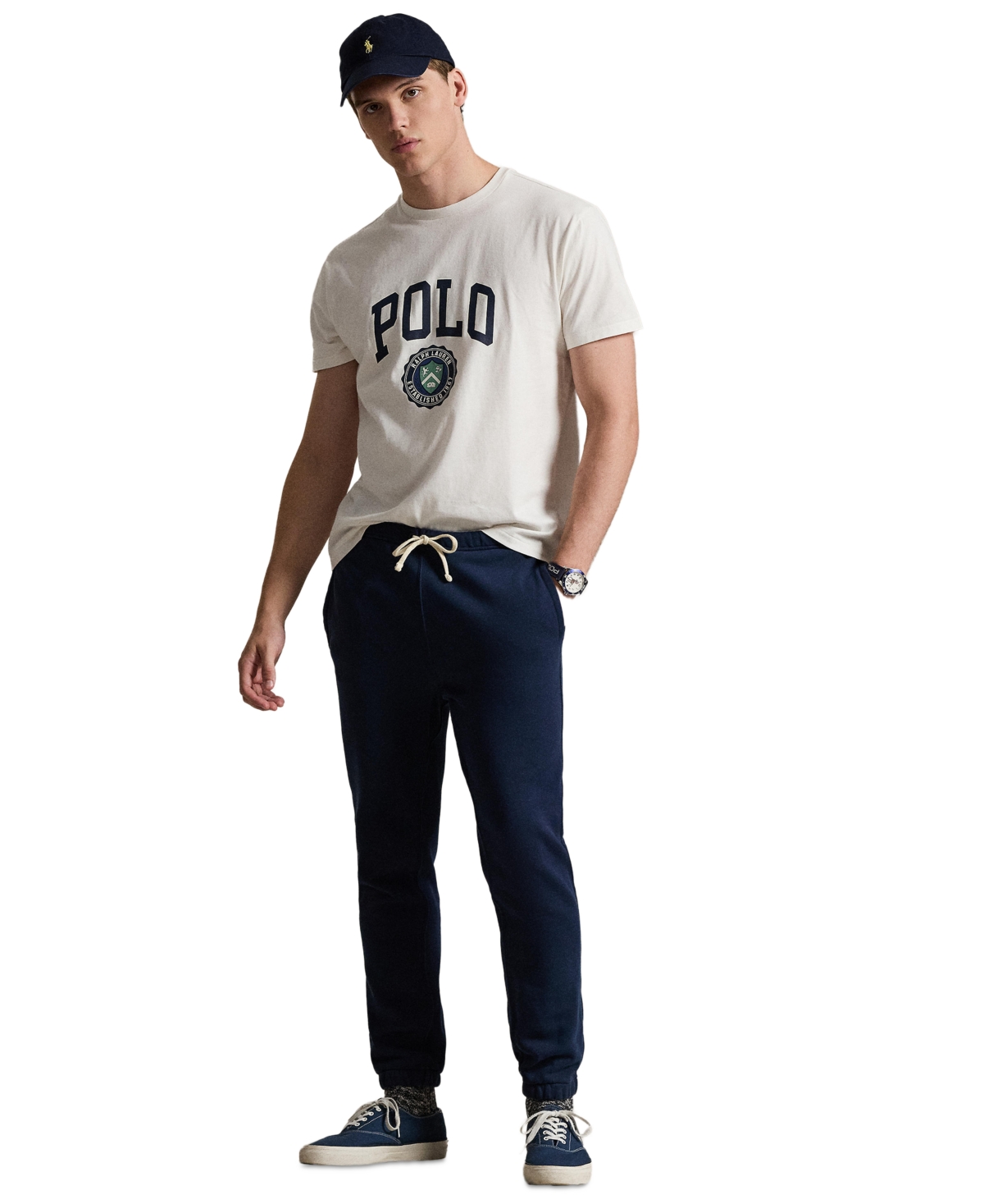 Polo Ralph Lauren Men's Crew Neck T-shirt In Neutral