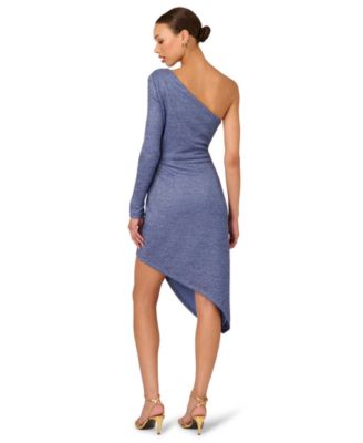 Women's One-Shoulder Midi Dress