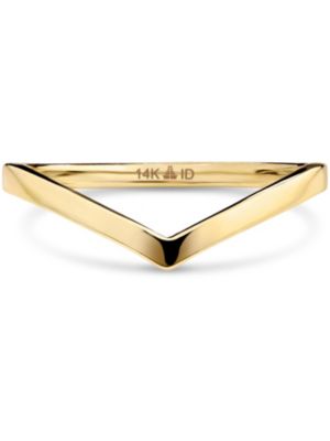 Devata Womens Wishbone Ring in 14K Gold - Gold 315$