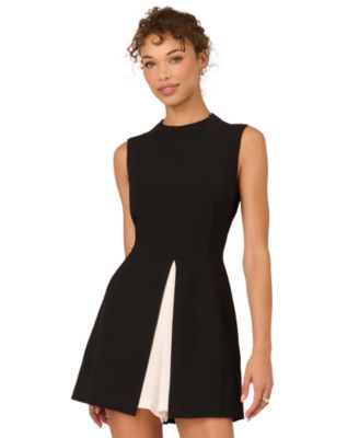 Women's Color Block Crewneck Romper