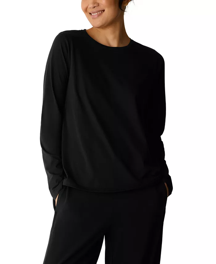 Women's Round Neck Long-Sleeve Top - thumbnail 5