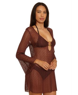 Women's Crocheted Cover-Up Dress