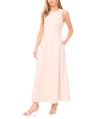 Women's Seam Detail Sleeveless Midi Dress