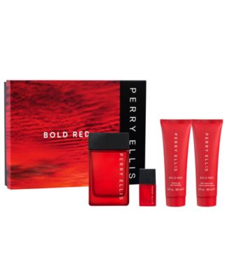 Perry Ellis - Bold Red 4-Pc. Eau De Toilette, Aftershave Balm & Shower Gel Gift Set