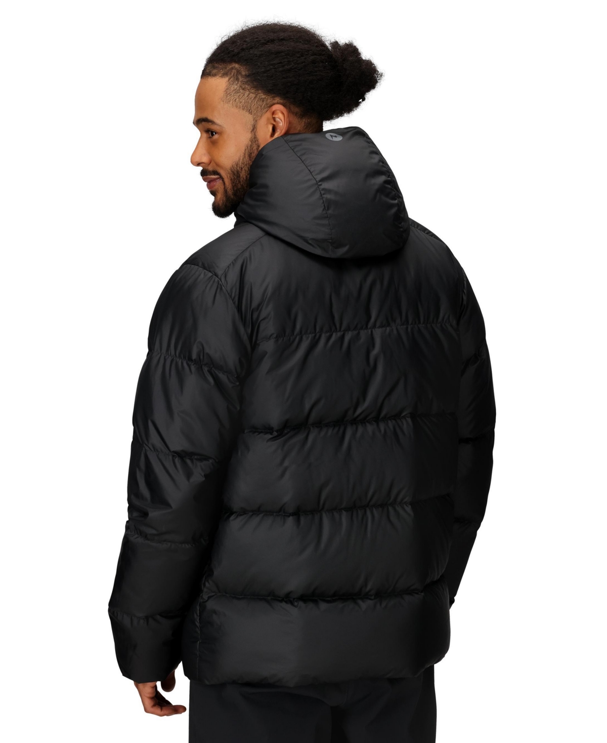 Marmot Men's Guides Down Hooded Jacket In Black