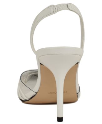 Women's Pemma Woven Slingback Stiletto Pumps