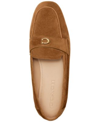 Women's Sculpted C Suede Slip-On Loafers
