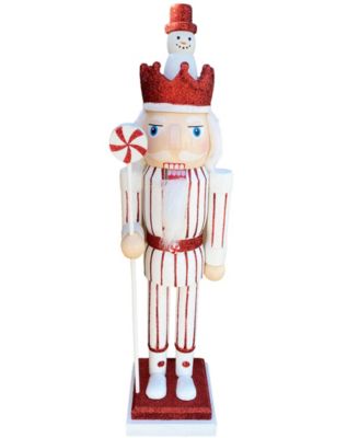 15" Peppermint Nutcracker