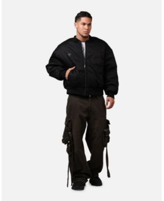 Men's Oversized Cropped Bomber