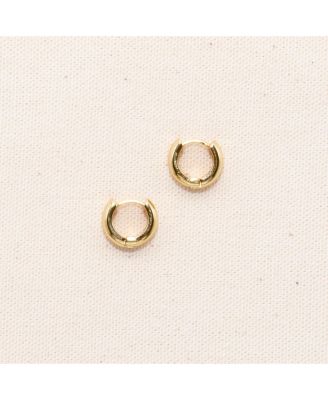 18K Plated Classic Hoop Earrings