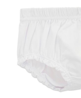 Baby Girls' Chiffon Sleeveless Dress with Matching Diaper Cover