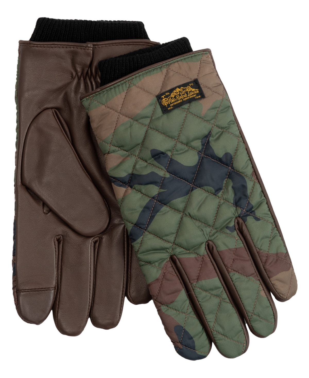 Polo Ralph Lauren Men's Camo Quilted Field Glove with Label