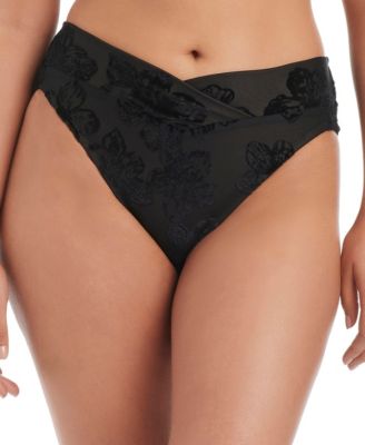 Women's Place In The Sun V-Waist High-Leg Swim Hipster Bottoms, Macy's Exclusive