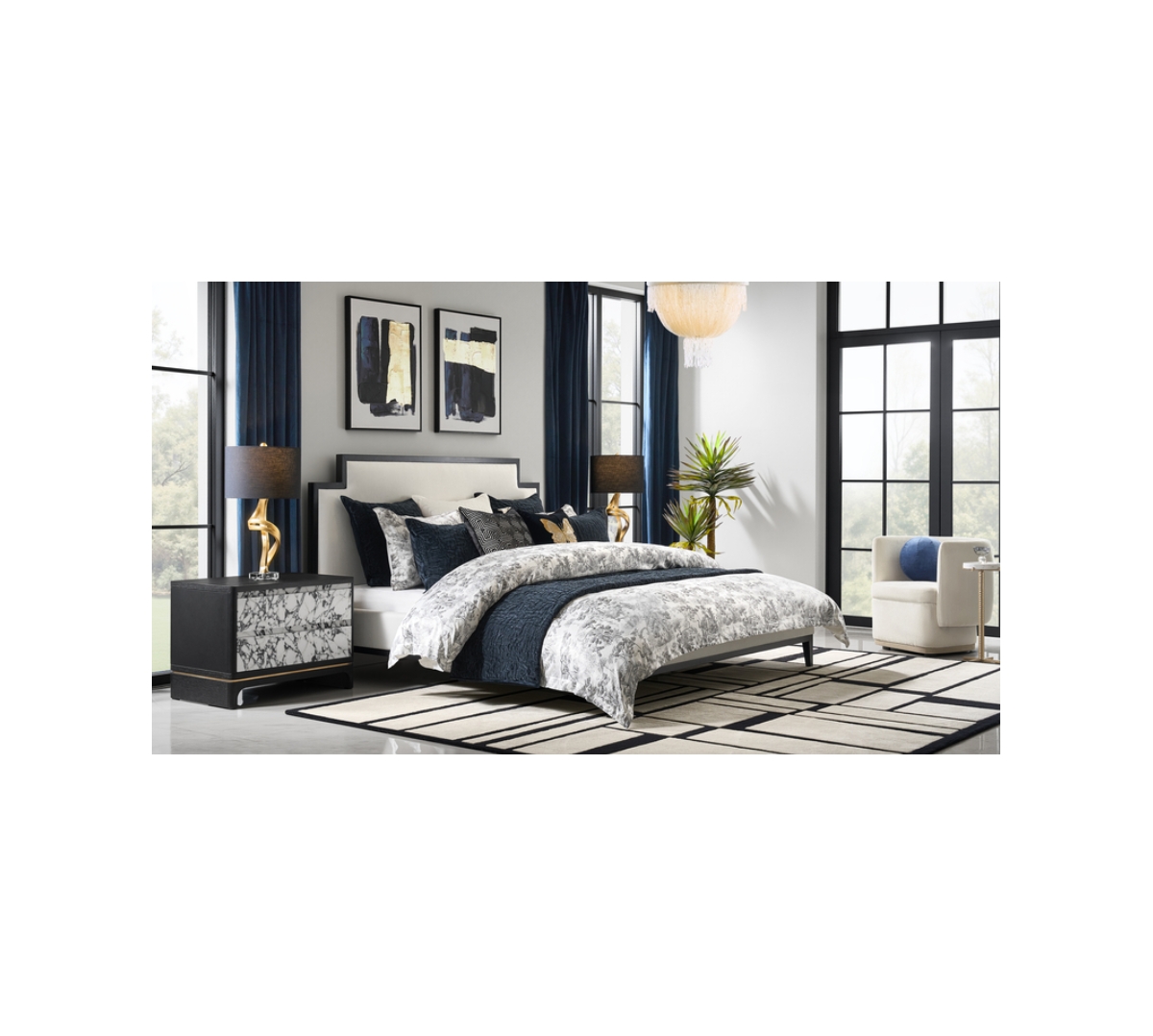 Z Gallerie Adair Solid Velvet Curtain