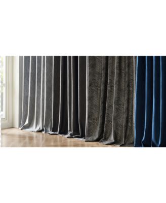 Anson Textured Curtain - Charcoal