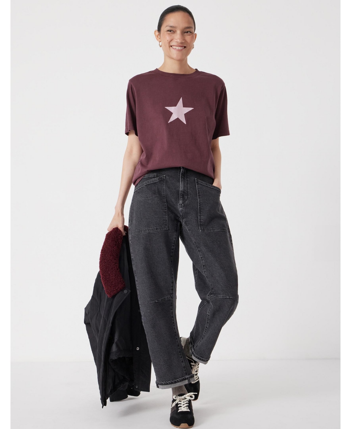 Hush-Women-Graphic Short Sleeve T-Shirt