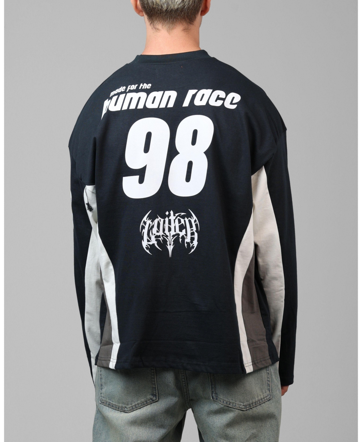 Loiter Men's mnml Night Crawler Ls Tee