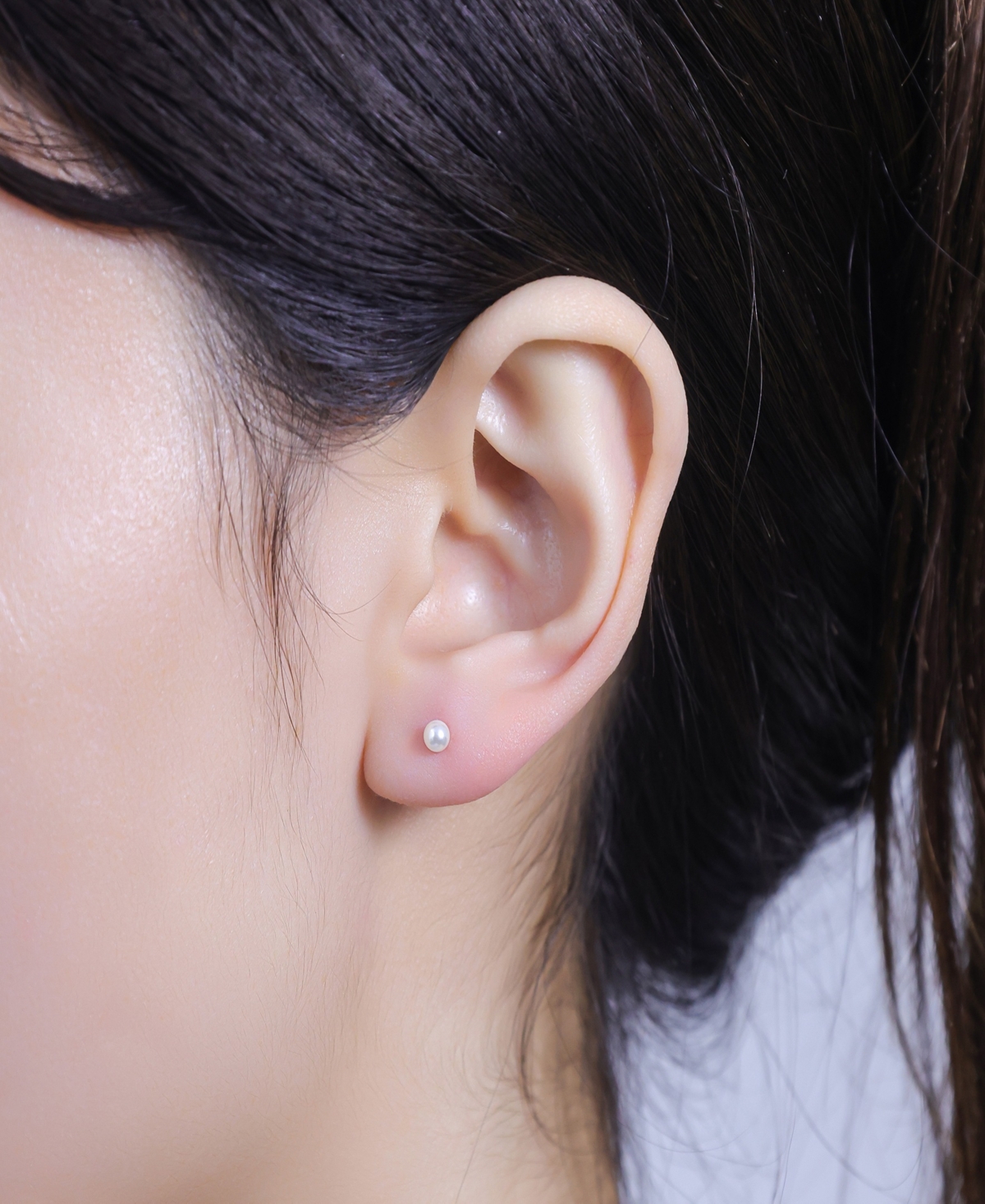 Unwritten Trio Cubic Zirconia, Mother Of Pearl And Heart Flat Back Earrings Set In Gold