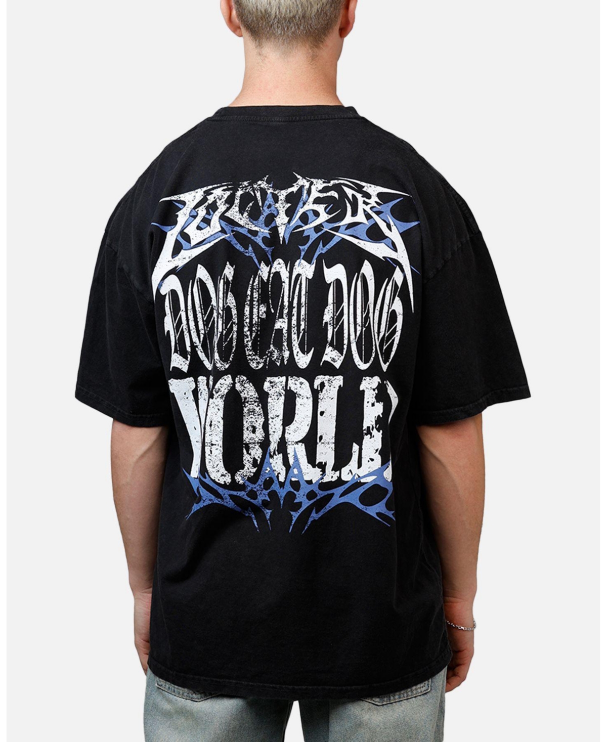 Loiter Men's mnml Faded Print Flannel Shirt