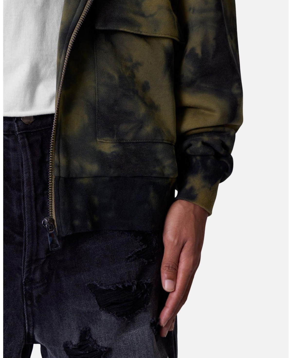 mnml Men's Crumple Tie-Dye Hoodie