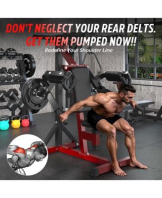 Deltoid and Shoulder Press Machine, 3-in-1 Shoulder-Specific Machine with Shoulder Press, Lateral Raise & Reverse Fly