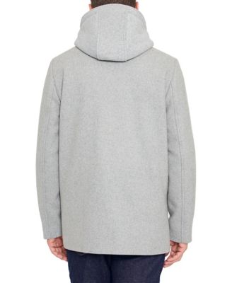 Men's Hooded Wool Coat