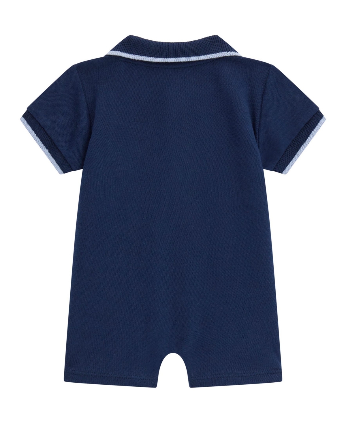 Guess Baby Boys Stretch Piquet Short-Sleeve Shortall