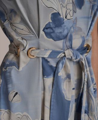 Women's Collared Short-Sleeve Dress