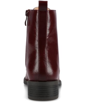 Women's Vienna Lace Up Stacked Heel Booties