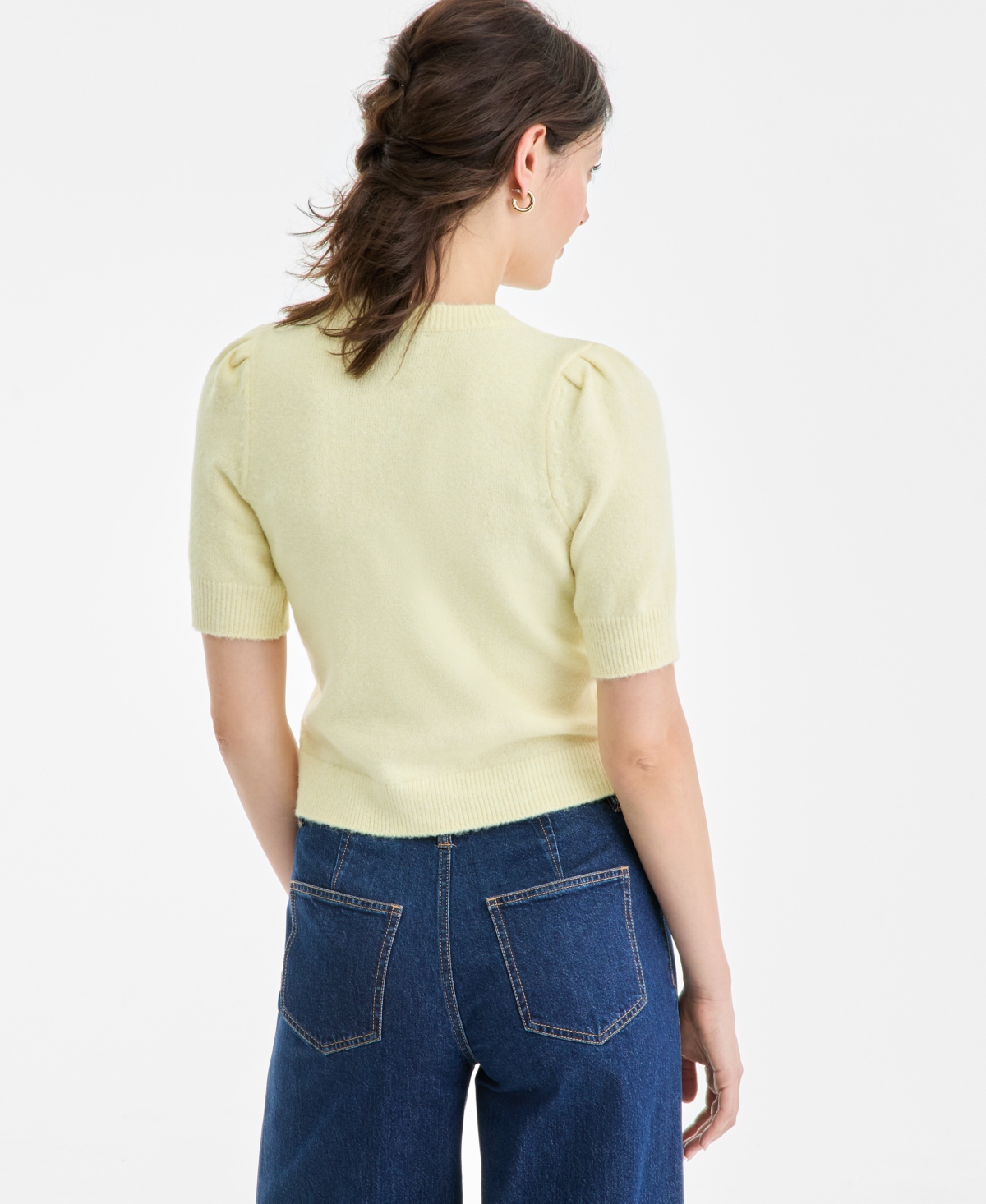 On 34th Women's Puff Sleeve Cardigan, Macy's Exclusive