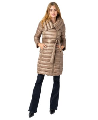 Women's ASYM PUFFER 38" BELTED