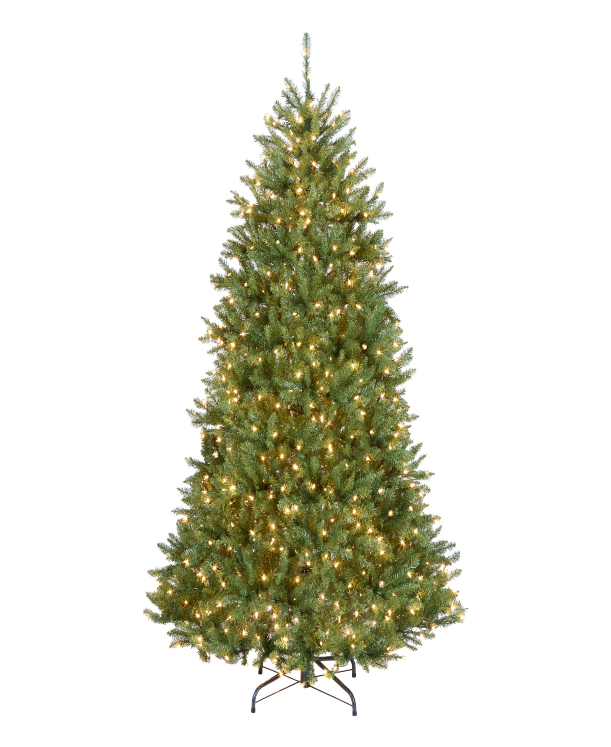National Tree Company 7' Dunhill Fir Hinged Tree with 700 Clear Lights + PowerConnect