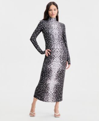 Women's Fawn-Print Maxi Dress, Macy's Exclusive
