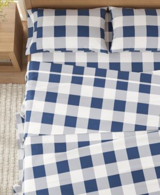 Ultra-Soft Turkish Cotton Plaid Flannel Sheet Set