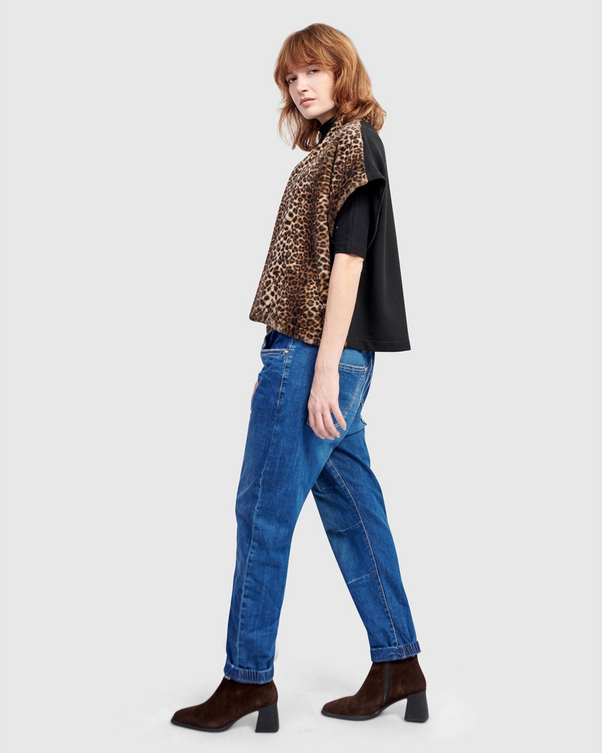 Alembika Women's Weekend Boyfriend Jogger Jeans