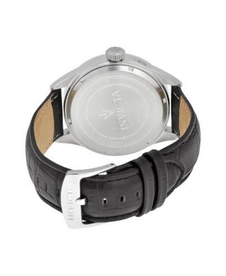 Men's 11741 Vintage Quartz 3 Hand Black Dial Watch