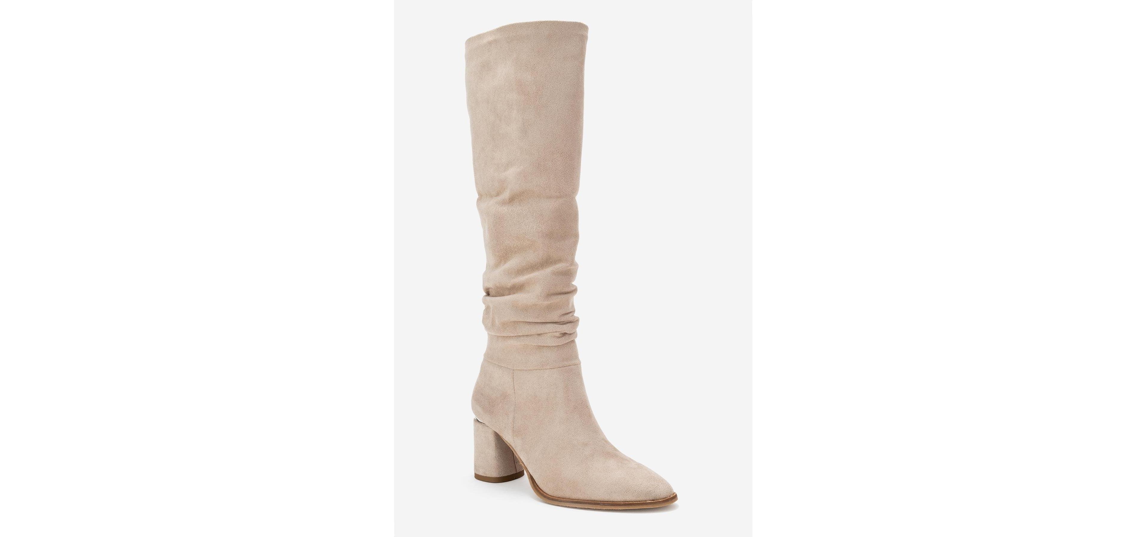 Prologue Shoes Vianella Block Heel Knee High Boot (Women)