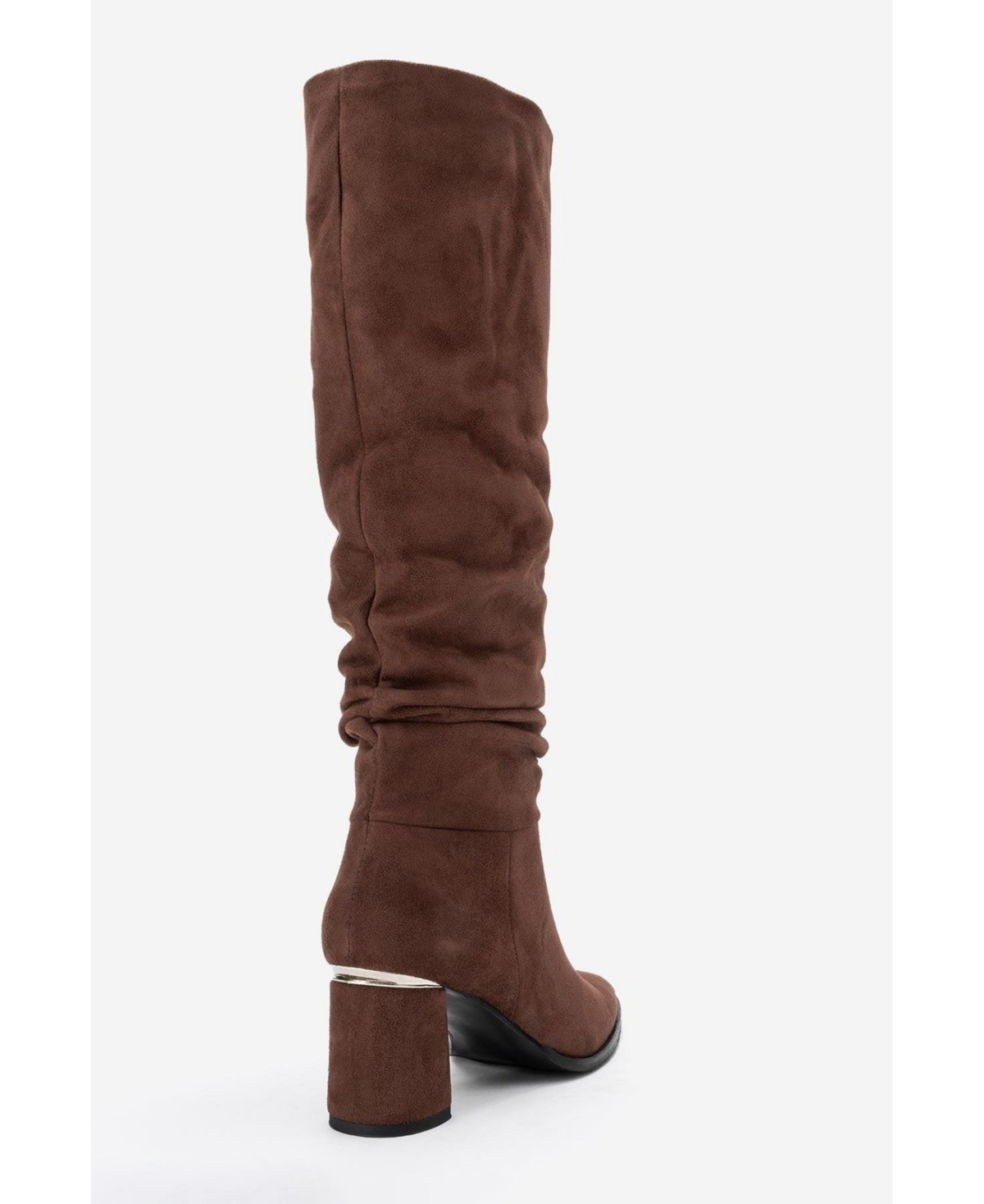 Prologue Shoes Vianella Block Heel Knee High Boot (Women)