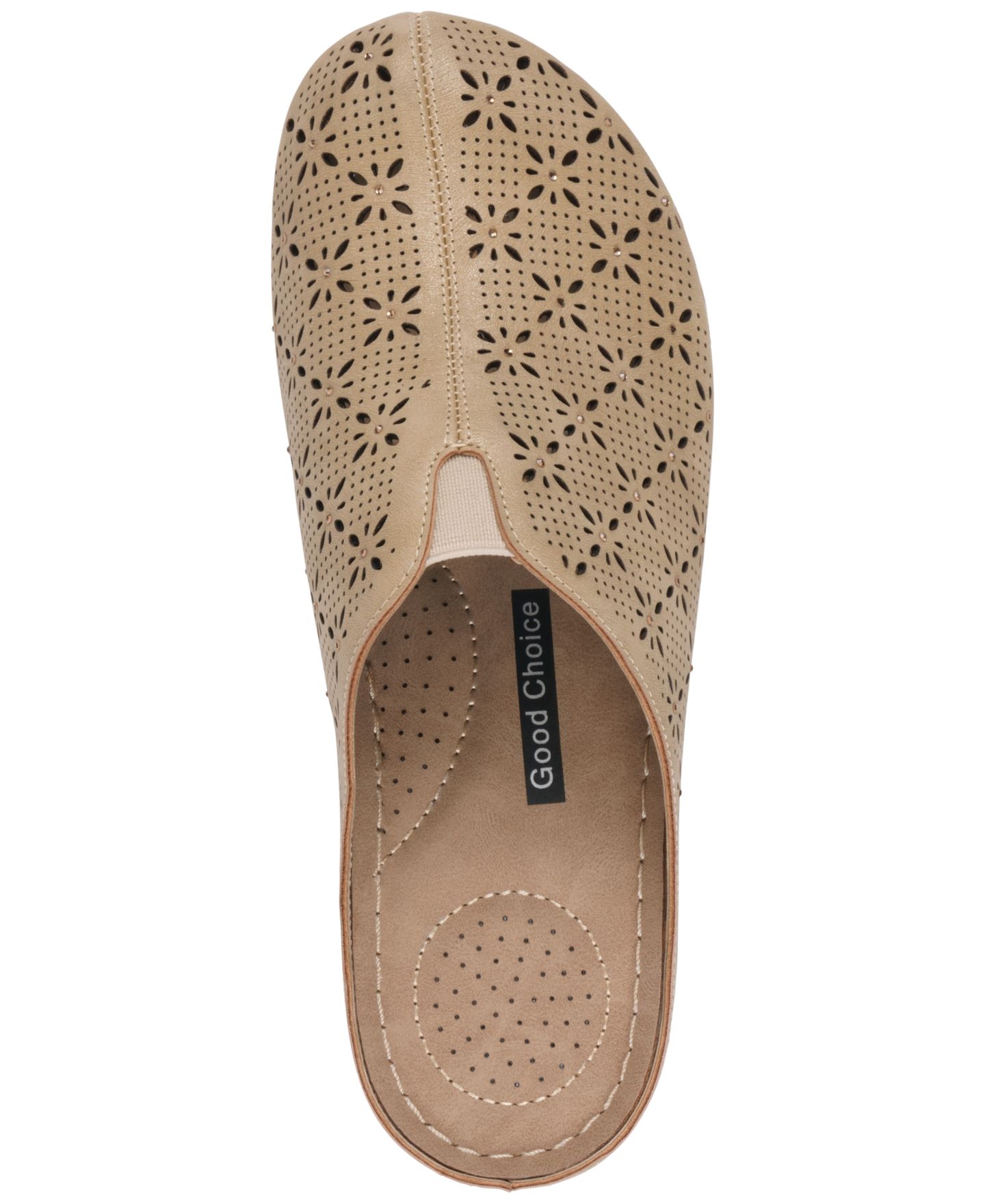 Женские сабо GC Shoes Vale Wedge Mules, цвет: Бежевый — фото 4
