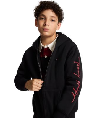 Boys 8-20 Signature Fleece Zip-Up Sherpa Hoodie