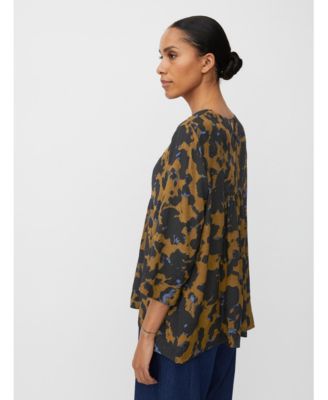 Women's MaDurion 3/4 Sleeve Draped Blouse