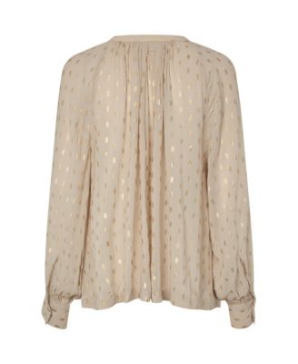 Women's MaDornessa Long Sleeve Round Neck Blouse