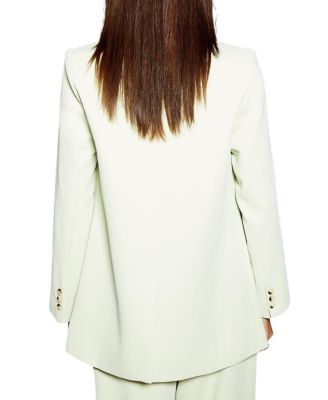 Women's Runway Collarless Boxy Blazer