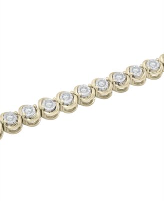 Diamond Bracelet (1/2 ct. t.w.) in Sterling Silver