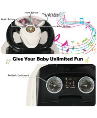 3 In 1 Ride on Push Car Toddler Stroller Sliding Car with Music