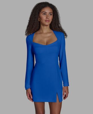 Women's Square Neck Corset A-Line Dress