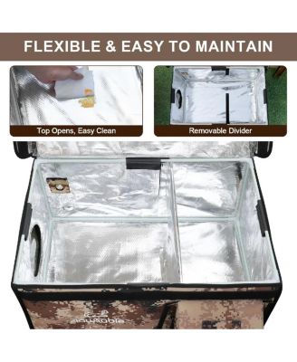 Heated Outdoor Cat House,Feral Cat Shelter,Fit 2-3 Cats