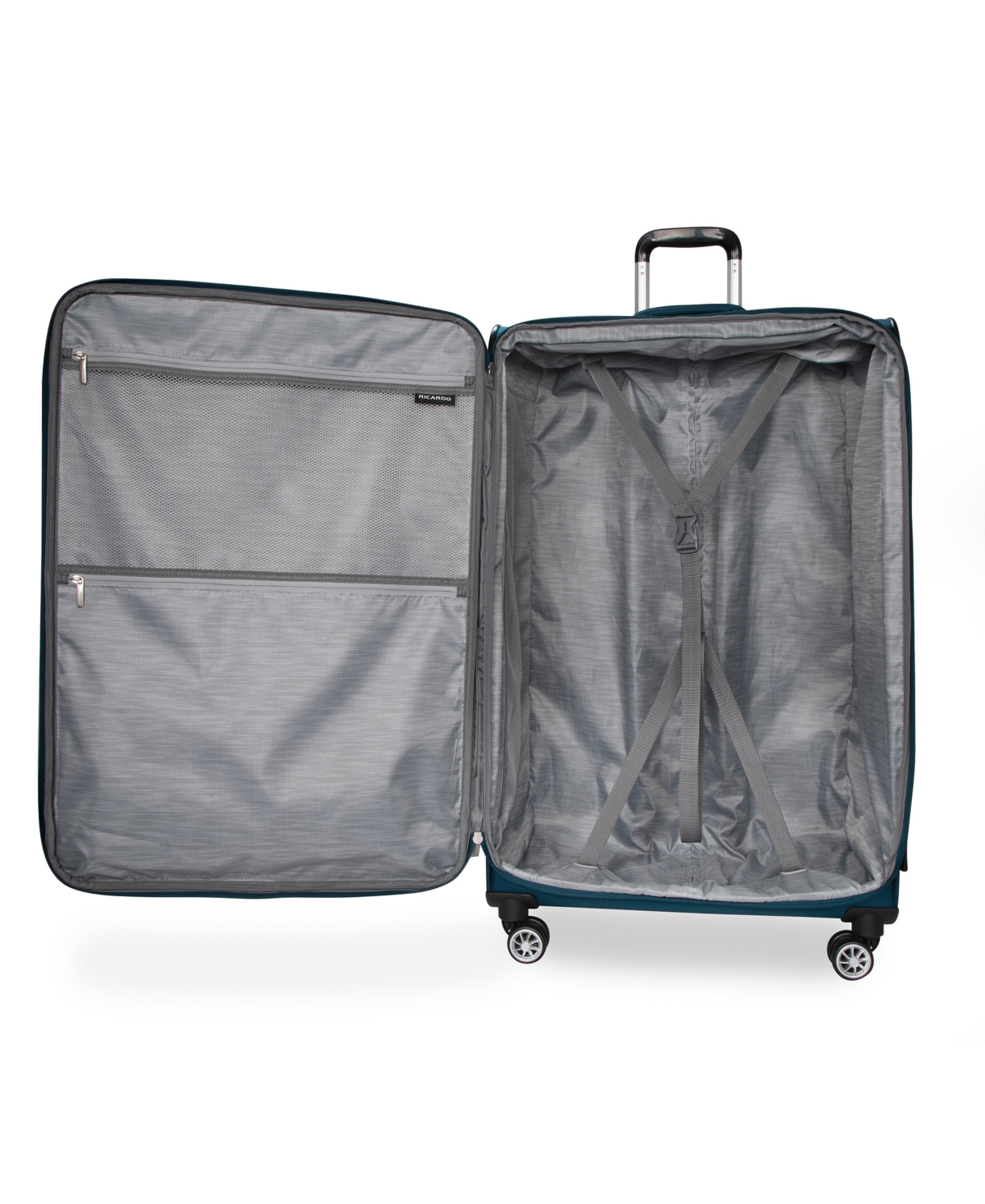 Ricardo Torrance Softside 30" Large Check-in Spinner Suitcase In Blue